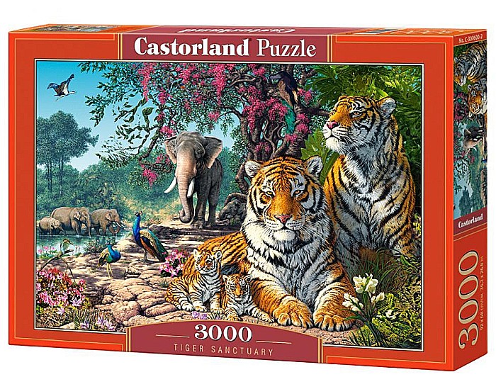 Puzzle 3000 piese Tiger Sanctuary 300600 Castorland [1]