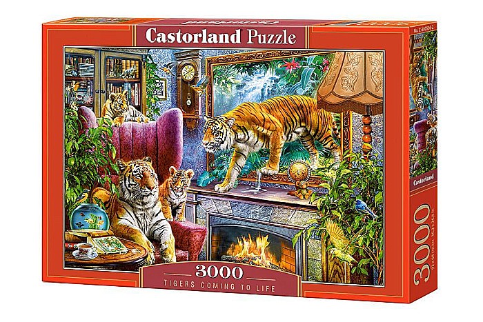 Puzzle 3000 piese Tigri 300556 [1]