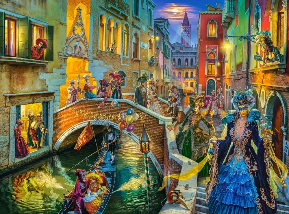 Puzzle 3000 piese Venice Carnival 300662 Castorland [2]