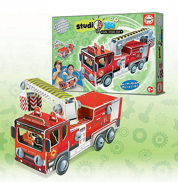 Puzzle 3D Fire Engine Studio Educa 19186 [2]