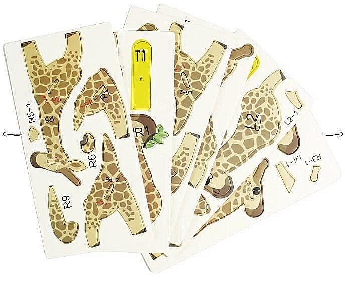 Puzzle 3D Girafa [2]