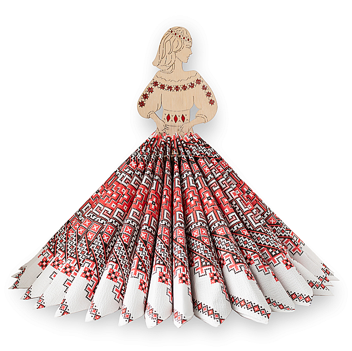 Puzzle 3D Lemn Belarusian Girl Eco Wood Art [2]