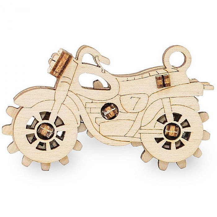 Puzzle 3D Lemn Bike Eco Wood Art [1]