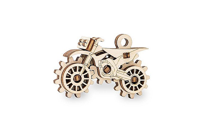 Puzzle 3D Lemn Crossbike Eco Wood Art [1]