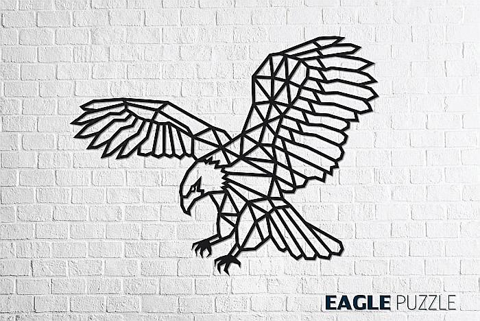 Puzzle 3D Lemn Eagle Eco Wood Art [1]