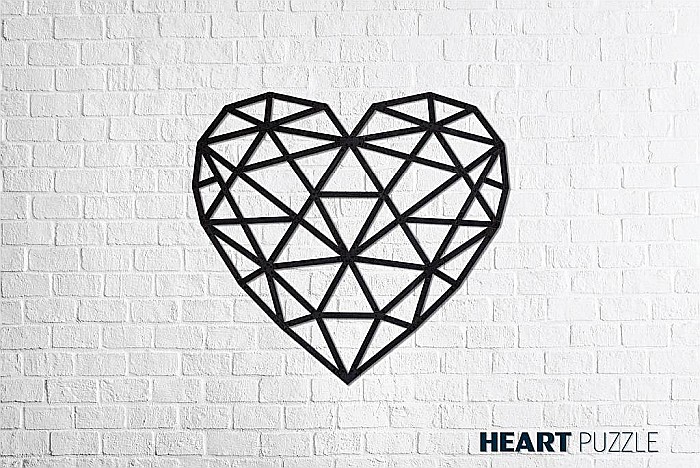 Puzzle 3D Lemn Heart Eco Wood Art [1]