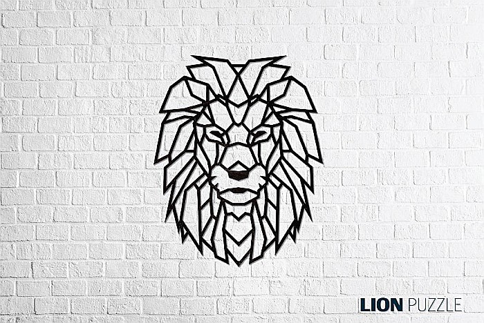 Puzzle 3D Lemn Lion Eco Wood Art [1]