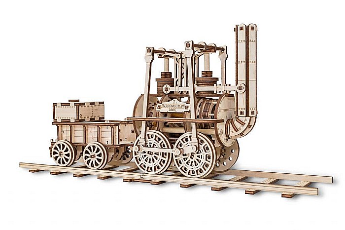 Puzzle 3D Lemn Locomotion Eco Wood Art [2]