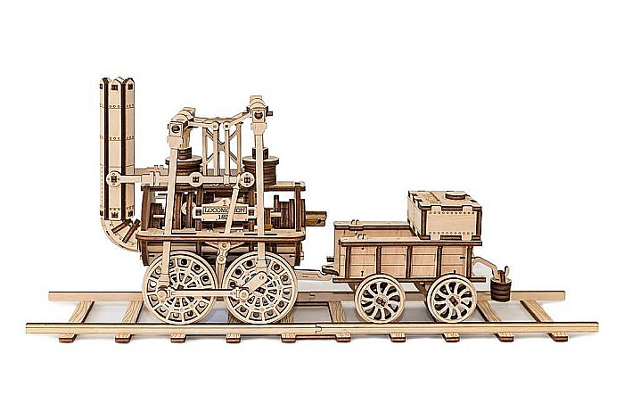 Puzzle 3D Lemn Locomotion Eco Wood Art [5]