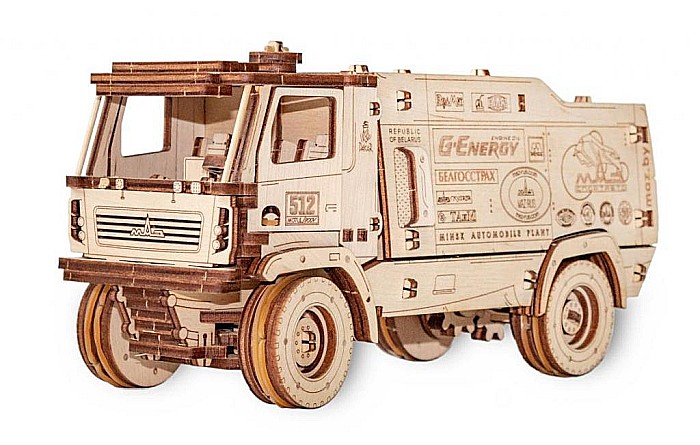 Puzzle 3D Lemn MAZ 5309RR SCALE 1:30 Eco Wood Art [1]