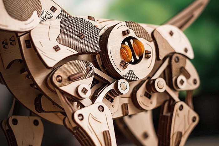 Puzzle 3D Lemn Puppy Eco Wood Art [3]