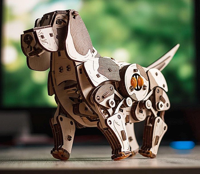 Puzzle 3D Lemn Puppy Eco Wood Art [4]