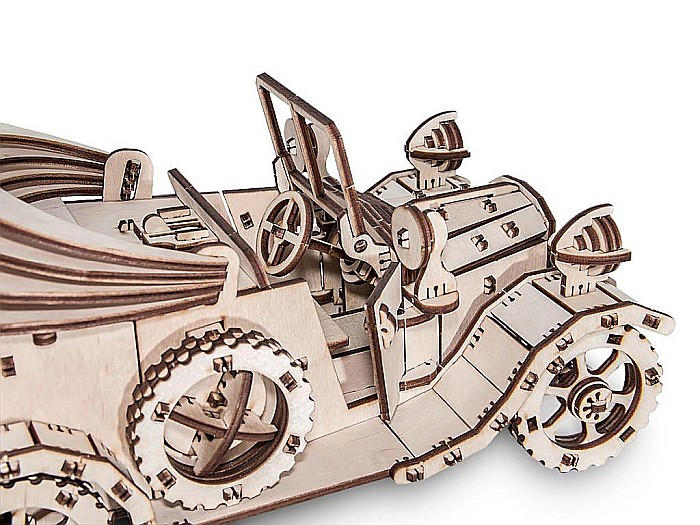 Puzzle 3D Lemn Retro Car Eco Wood Art [3]