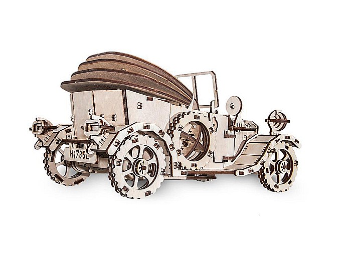 Puzzle 3D Lemn Retro Car Eco Wood Art [2]