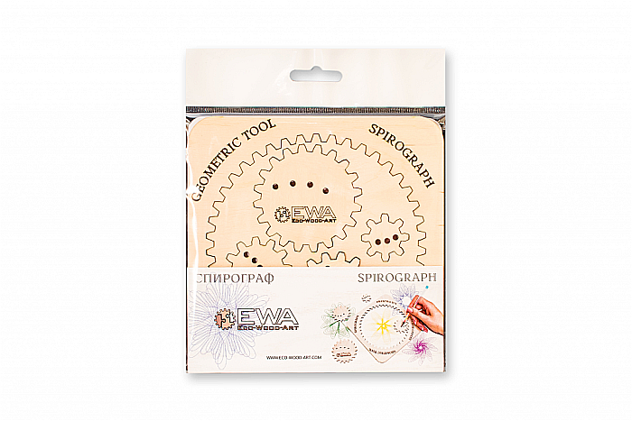 Puzzle 3D Lemn Spirograph Eco Wood Art [3]