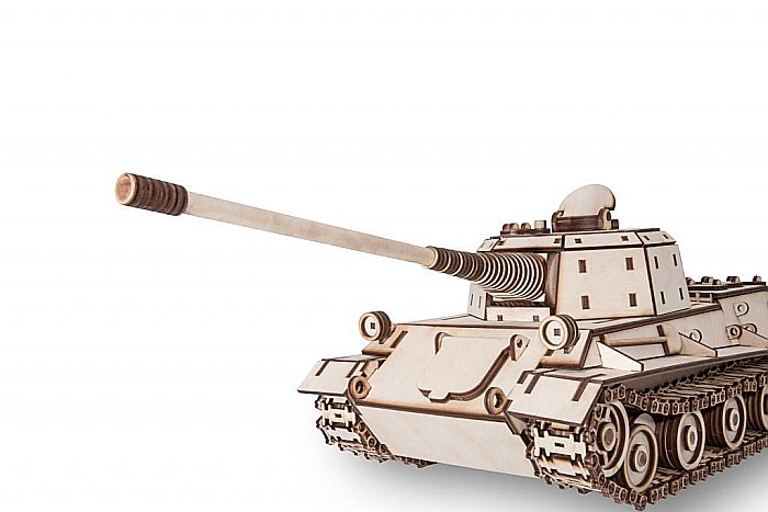 Puzzle 3D Lemn Tank Lowe Eco Wood Art [4]