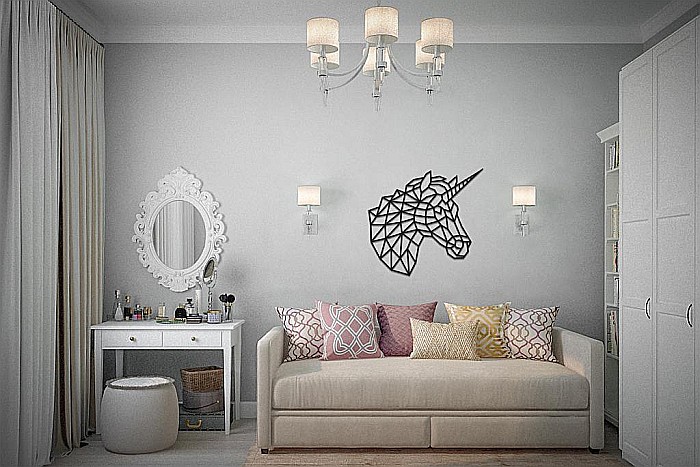 Puzzle 3D Lemn Unicorn Eco Wood Art [2]