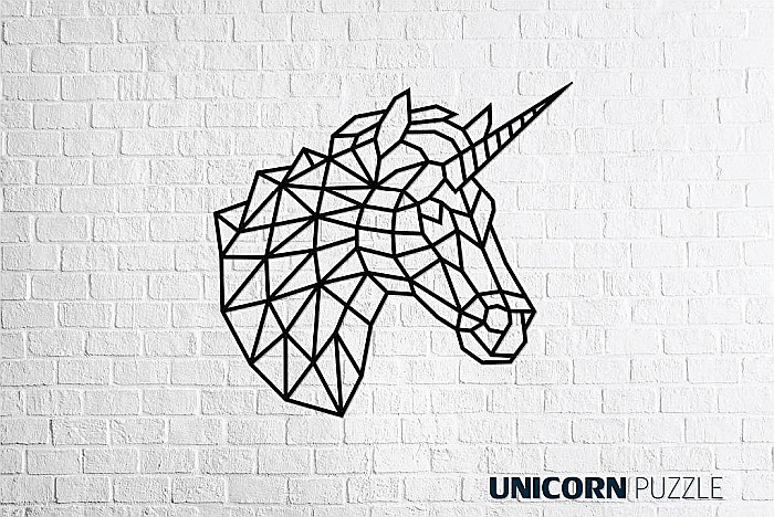 Puzzle 3D Lemn Unicorn Eco Wood Art [1]