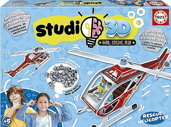 Puzzle 3D Rescue Helicopter Studio Educa 19187 [1]