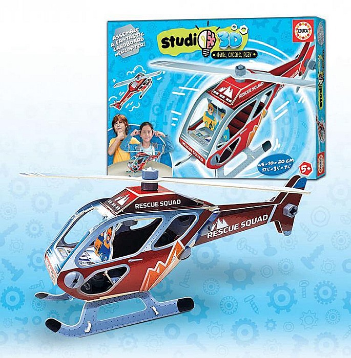 Puzzle 3D Rescue Helicopter Studio Educa 19187 [2]