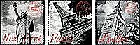 Puzzle 3x500 piese Deco Big Cities 17096 [2]