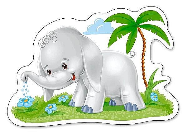 Puzzle 4 in 1 (3+4+6+9 piese) African Animals 5017 [3]