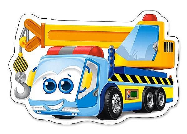 Puzzle 4 in 1 (3+4+6+9 piese) Funny Building Machines 5024 [5]