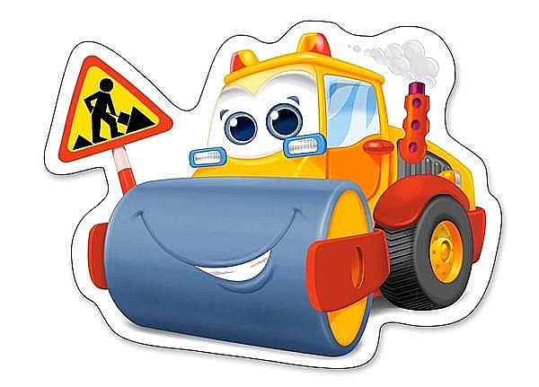 Puzzle 4 in 1 (3+4+6+9 piese) Funny Building Machines 5024 [4]