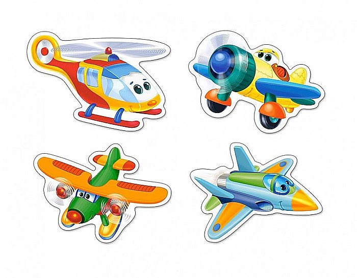 Puzzle 4 in 1 (3+4+6+9 piese) Funny Planes 5048 [2]
