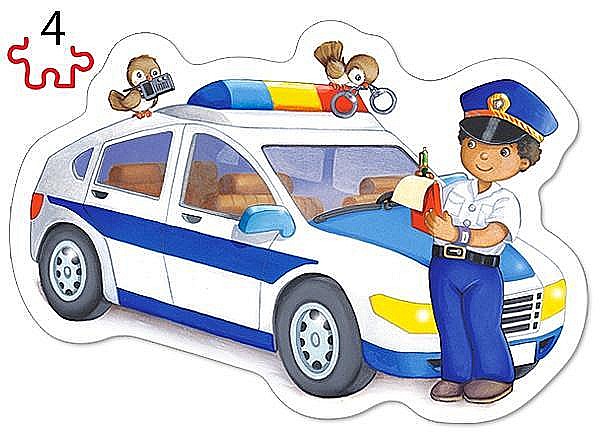Puzzle 4 in 1 (3+4+6+9 piese) Joburi Reale 5055 [4]