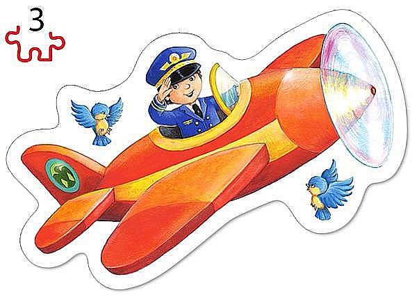 Puzzle 4 in 1 (3+4+6+9 piese) Joburi Reale 5055 [3]