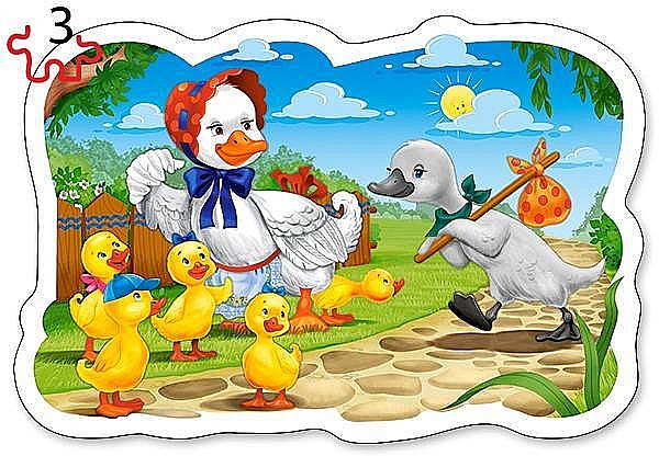 Puzzle 4 in 1 (3+4+6+9 piese) Povesti Clasice 5086 [3]