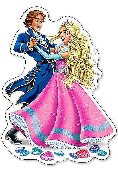 Puzzle 4 in 1 (4+5+6+7 piese) Printesele Indragostite 04461 [4]
