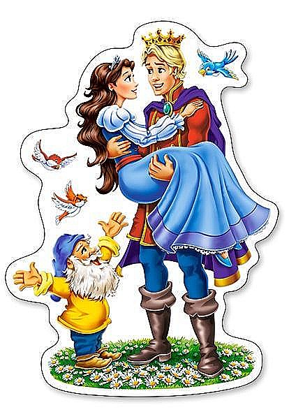 Puzzle 4 in 1 (4+5+6+7 piese) Printesele Indragostite 04461 [3]