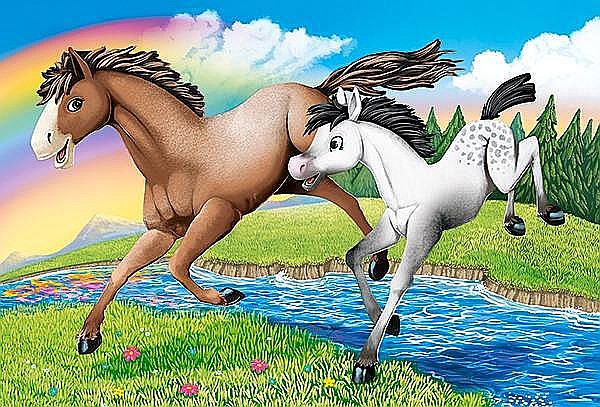 Puzzle 4 in 1 (8+12+15+20 piese) Mamele si Puii 41053 [3]
