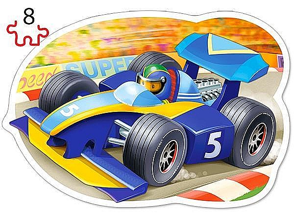 Puzzle 4 in 1 (8+12+15+20 piese) Masini 43057 [2]