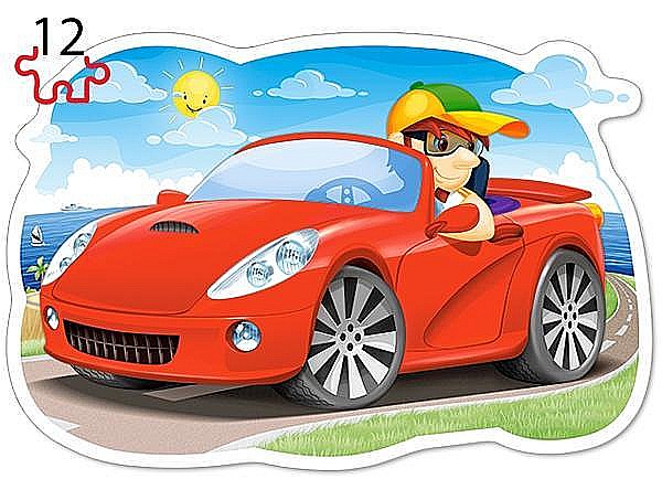 Puzzle 4 in 1 (8+12+15+20 piese) Masini 43057 [3]