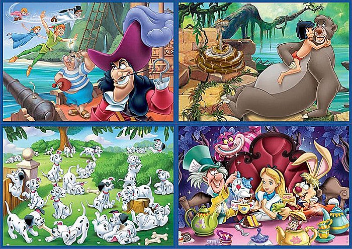 Puzzle 4 in 1 Disney Classic 18105 [2]