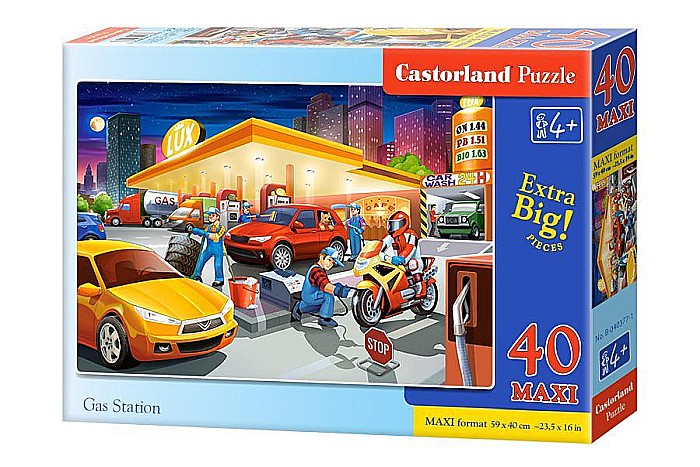 Puzzle 40 piese Maxi Gas Station Castorland 40377 [1]