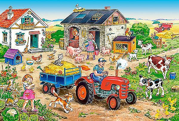 Puzzle 40 piese MAXI Viata la Ferma 40193 [2]