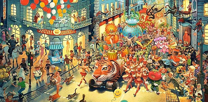 Puzzle 4000 piese Carnaval in Rio - Art Collection Castorland 400379 [2]