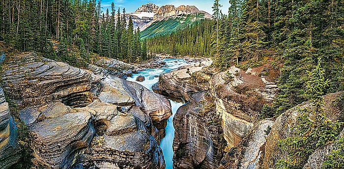 Puzzle 4000 piese Mistaya Canyon Bnaff 400348 Castorland [2]