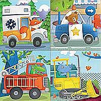 Puzzle 4x 6-16 piese Progressive Rescue Patrol 17144 [2]