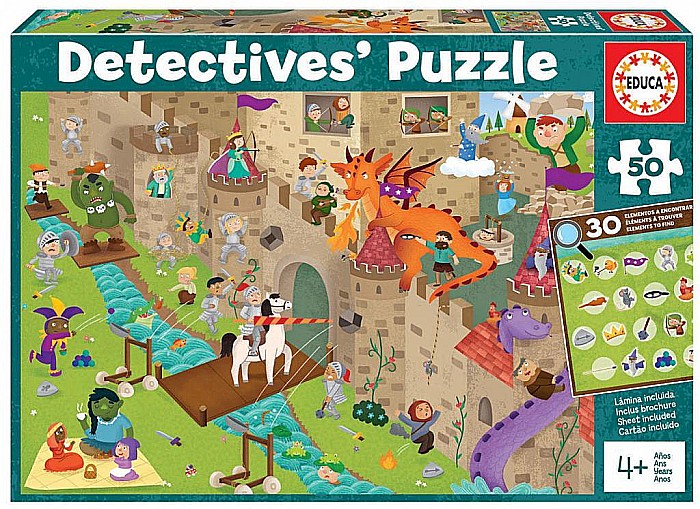 Puzzle 50 piese Detective Puzzle Castle 18895 EDUCA [1]