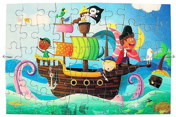Puzzle 50 piese Pirati [2]