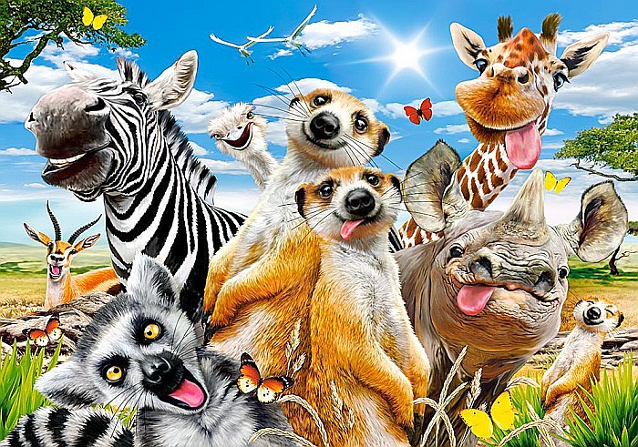 Puzzle 500 piese African Selfie Castorland 53568 [2]
