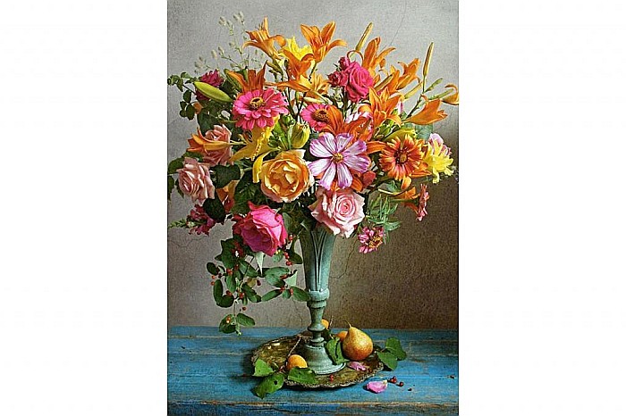 Puzzle 500 piese Autumn Flowers 53537 [2]