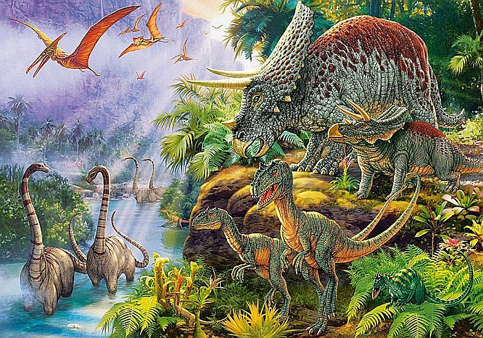 Puzzle 500 piese Dinosaur Valley Castorland 53643 [2]
