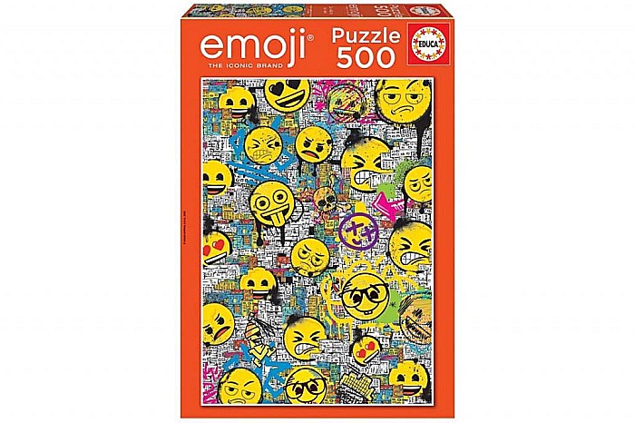 Puzzle 500 piese Emoji Grafitti 18485 [1]