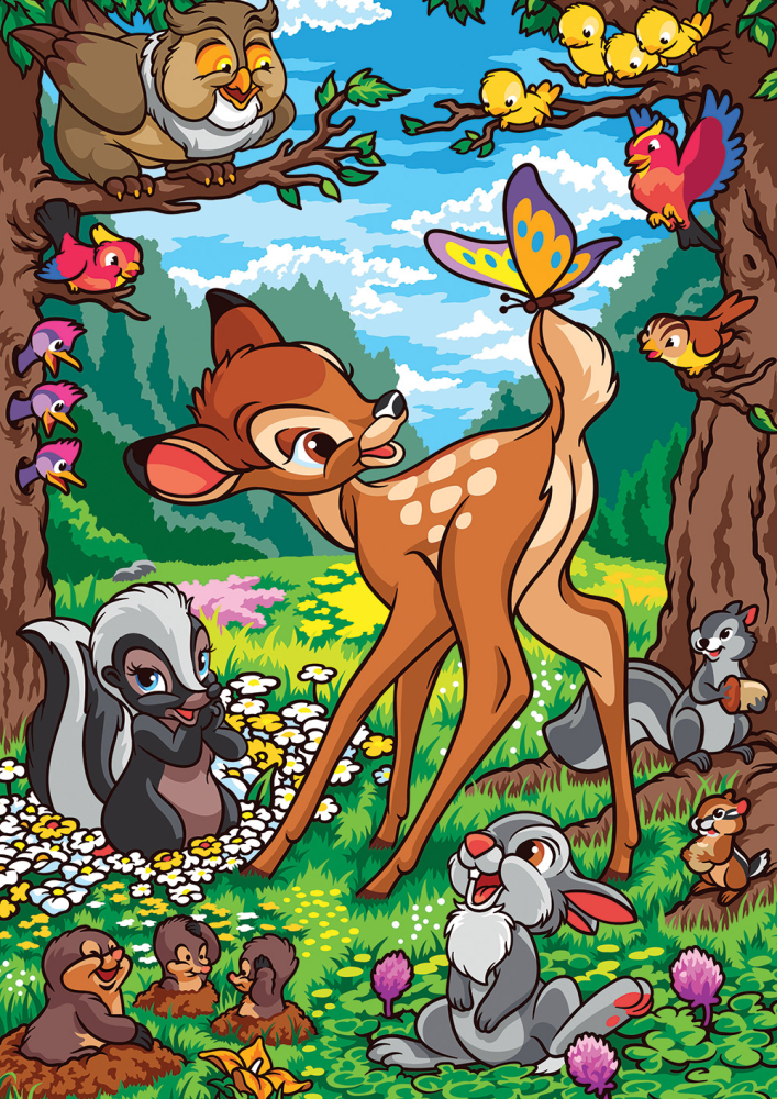 Puzzle 500 piese Hachette Grands Classiques Disney – Bambi [2]
